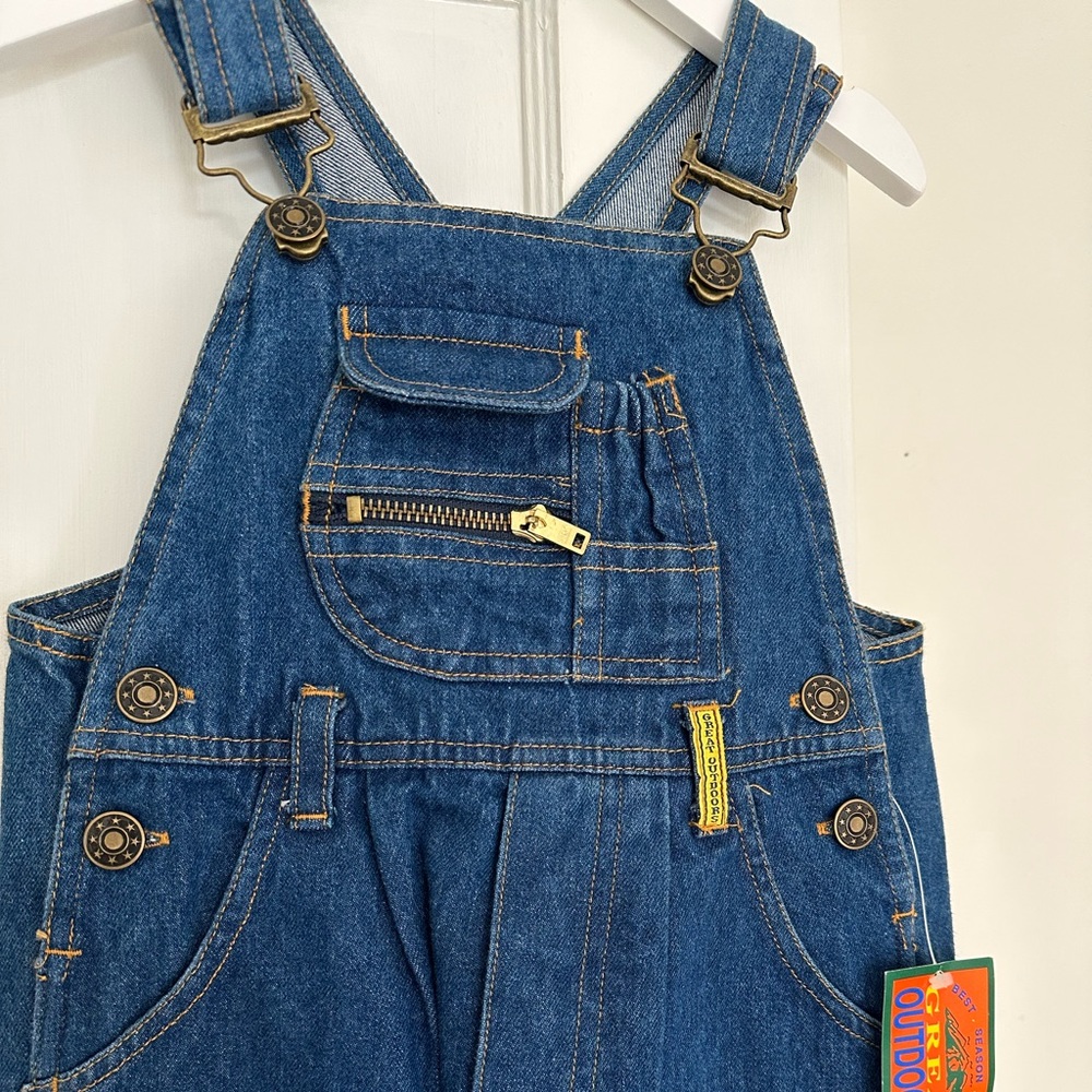 Vintage Denim Toddler Overalls NWT / NOS Size 24 Month - Picture 2 of 9